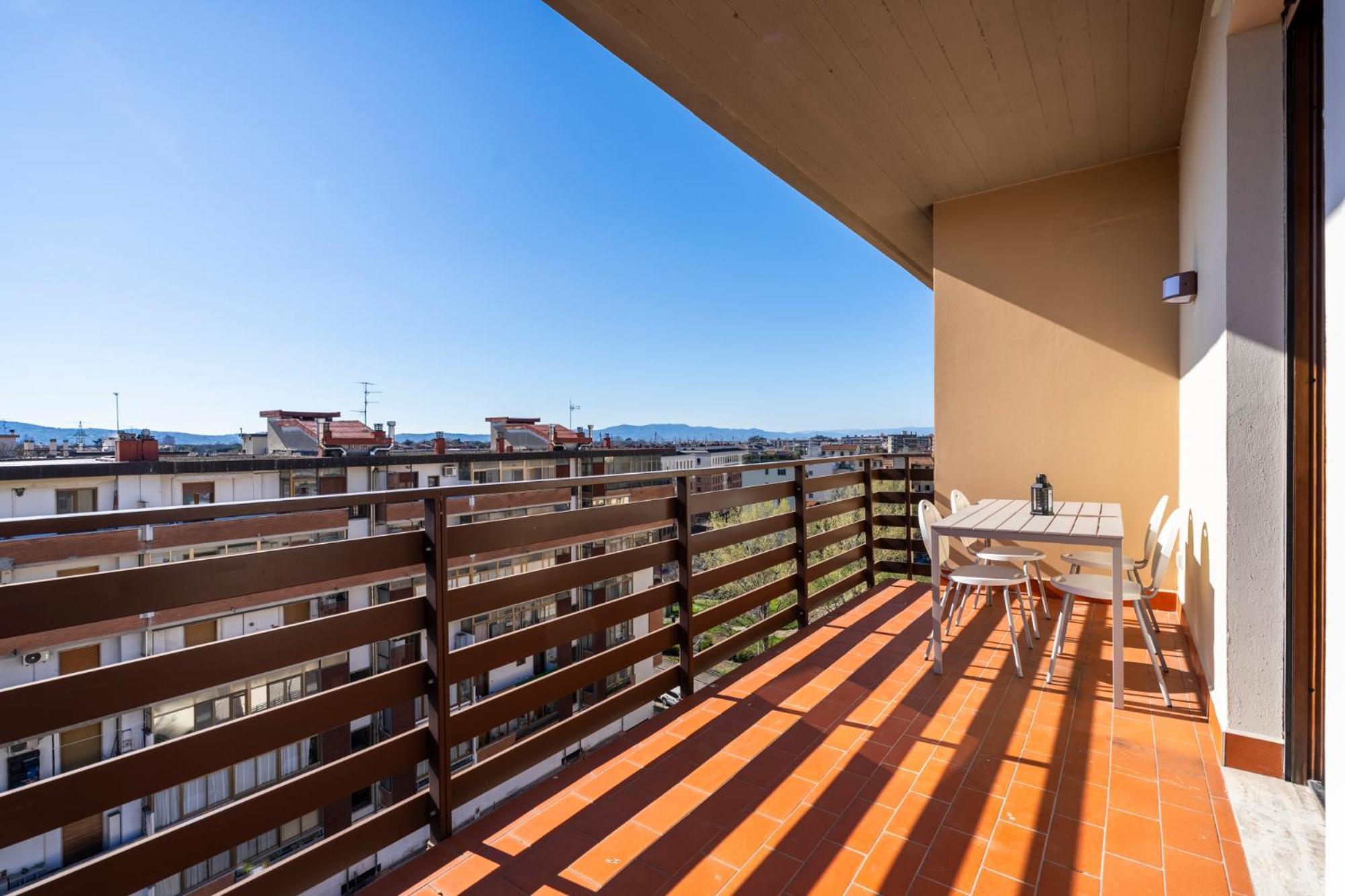 Panoramic Penthouse With Parking Space 2Bdr Florence Exterior photo